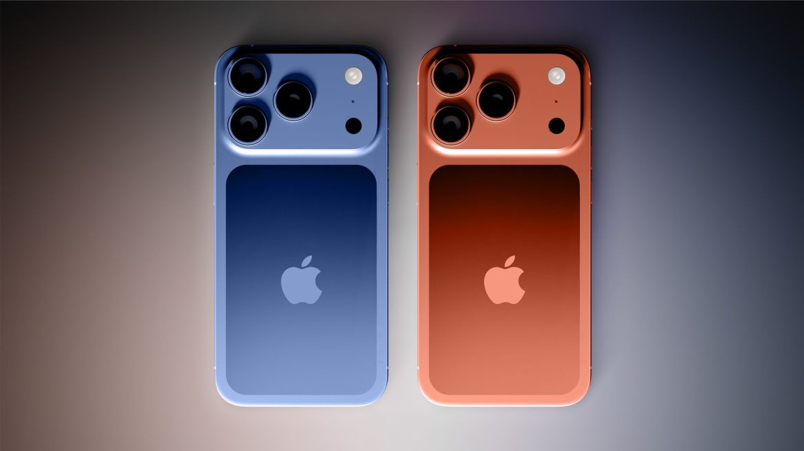 iPhone-17-Pro-Dark-Blue-and-Orange Apple iPhone 17 Pro-д зориулж өвөрмөц зэс-улбар шар өнгө бэлдэж байна