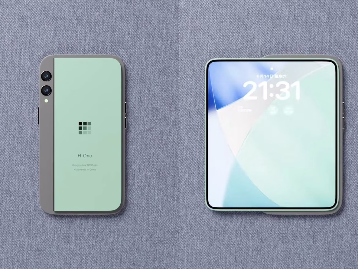 Арын самбар дээр суурилсан нэмэлт эвхэгддэг дэлгэцтэй iPhone концепц танилцуулав