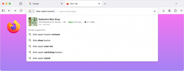 Firefox илүү ухаалаг боллоо: Mozilla хаягийн мөрийг туслах систем болгон шинэчилжээ 7 Firefox илүү ухаалаг боллоо: Mozilla хаягийн мөрийг туслах систем болгон шинэчилжээ