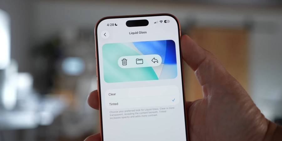 iOS 26.1-д “Liquid Glass” интерфэйсийг илүү царцсан болгож тохируулах боломжтой боллоо