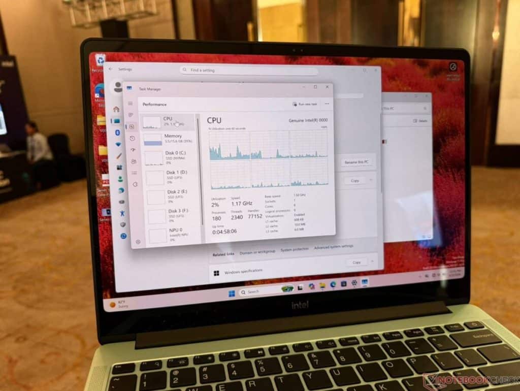 Хямд MacBook-ийн өрсөлдөгч гарч ирэв үү: Intel-ийн шинэ Wildcat Lake ноутбукийн анхны дүр зураг ил боллоо 6 Хямд MacBook-ийн өрсөлдөгч гарч ирэв үү: Intel-ийн шинэ Wildcat Lake ноутбукийн анхны дүр зураг ил боллоо