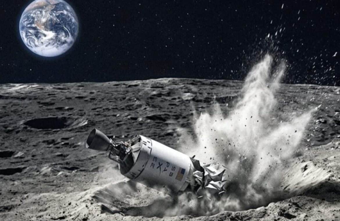 SpaceX-ийн Falcon 9-ийн хэсэг Саран дээр мөргөнө: Дэлхийгээс ажиглах боломжтой юу